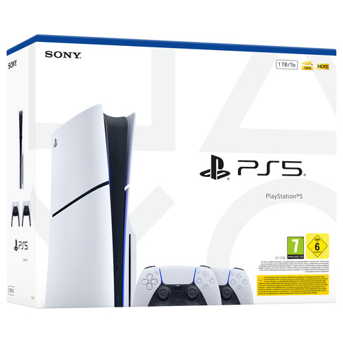 Sony PlayStation 5 – 1 TB SSD, inkl. 2 Controller