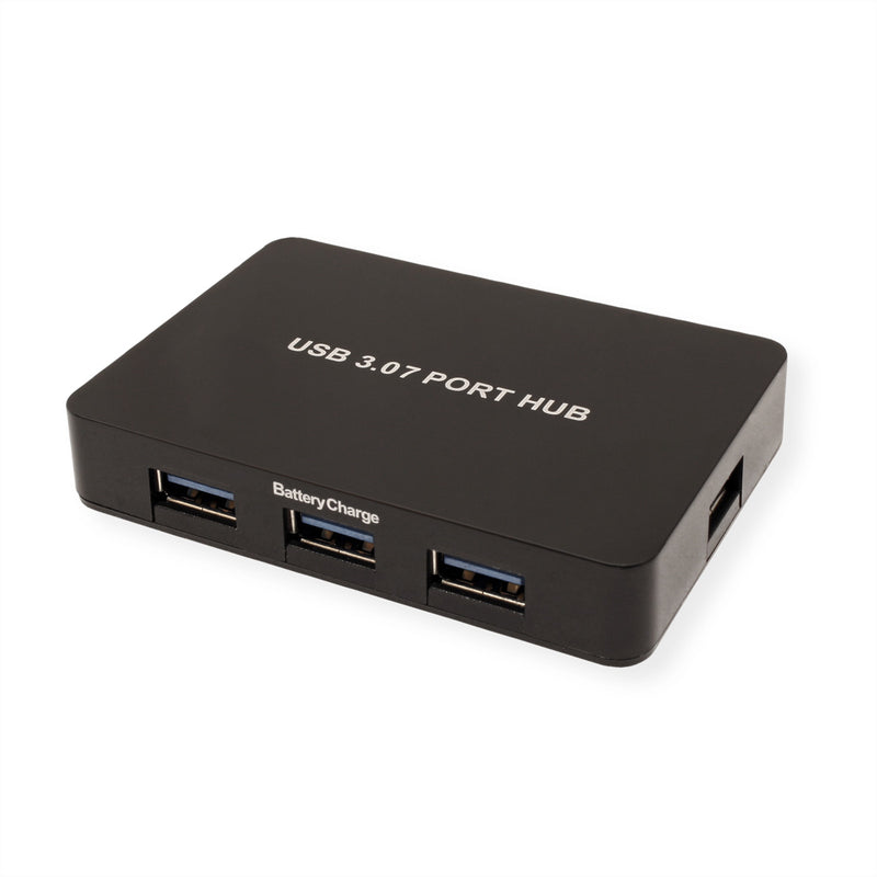 VALUE USB 3.0 Desktop Hub – 7 Anschlüsse, mit Netzteil