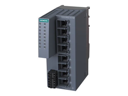 Siemens Netzwerk-Switch – 8 Anschlüsse, einfache Montage