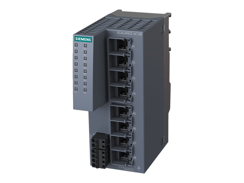 Siemens Netzwerk-Switch – 8 Anschlüsse, einfache Montage
