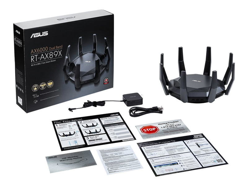 ASUS WLAN-Router – Wi-Fi 6, 8-Port-Switch