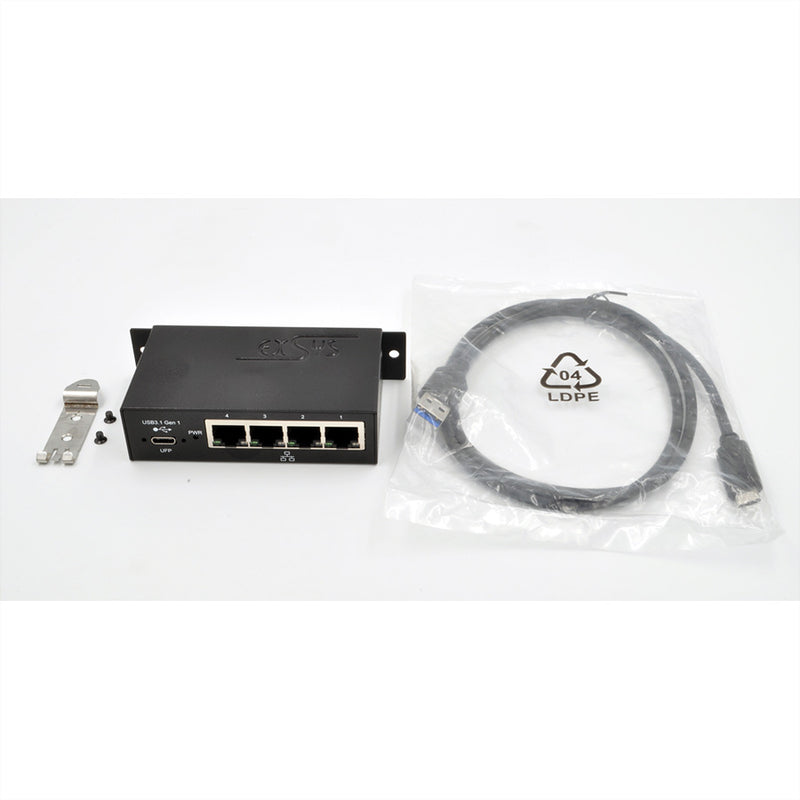 Exsys Netzwerkadapter – USB 3.1 zu 4x Gigabit Ethernet