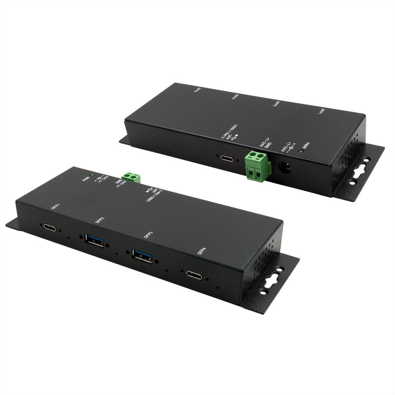 Exsys USB-Hub – 4 Anschlüsse, Desktop & wandmontierbar