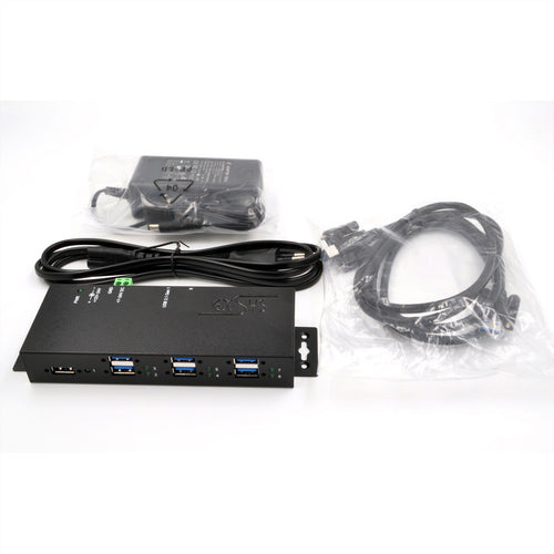EXSYS USB Hub – 7 Anschlüsse, Schnellladefunktion