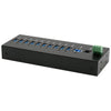 EXSYS USB-Hub – 10 Ports, robuster Schutz