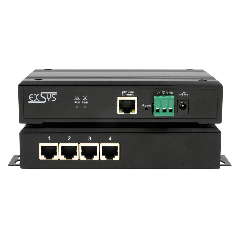 Exsys Geräteserver – Ethernet zu 4x Seriell für einfache Verbindung