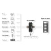 EXSYS USB-Hub – 7 Ports, robustes Metallgehäuse