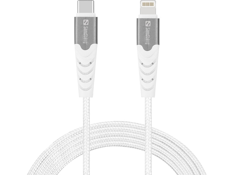 SANDBERG Lightning-Kabel – Für iPad/iPhone, 1 m Länge