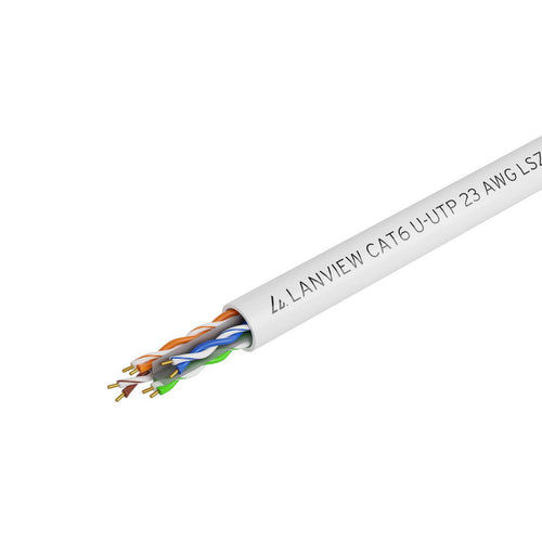 Lanview Cat6 Netzwerk-Kabel – 305m, halogenfrei, 10 Gigabit