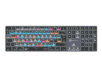 LogicKeyboard Kabellose Mac-Tastatur – Hintergrundbeleuchtung, Bluetooth