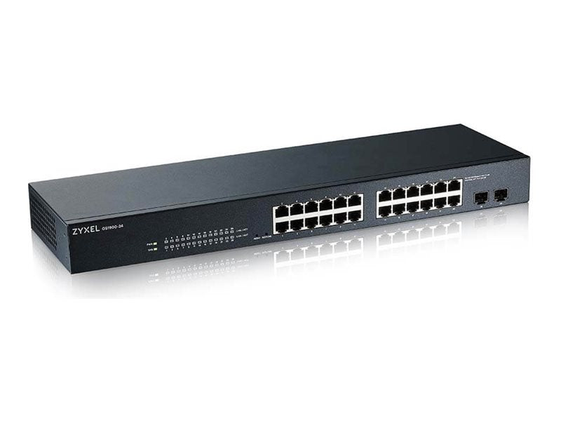 Zyxel 24-Port Netzwerk-Switch – Lüfterlos, für kleine Unternehmen