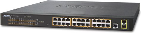 Planet Technology 24-Port Switch – PoE+ für einfache Netzwerkverwaltung