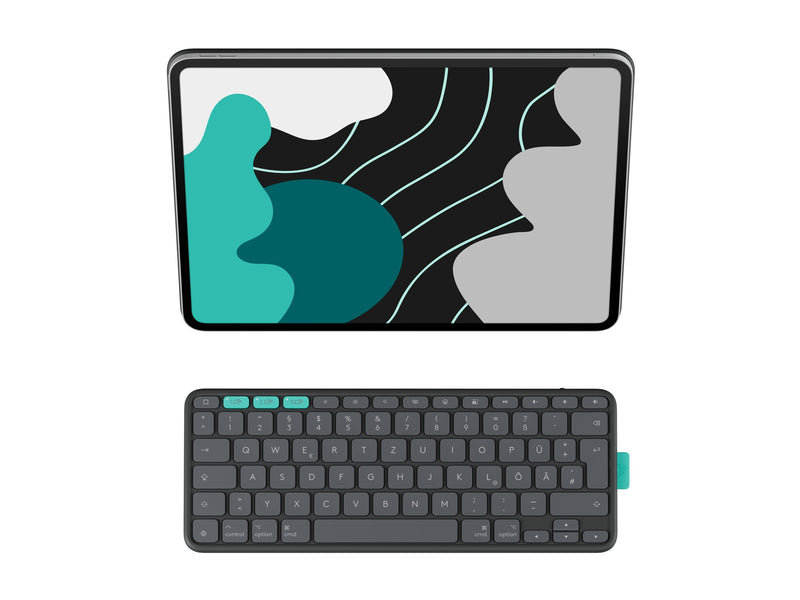 Logitech Flip Folio Tastatur-Case – Abnehmbar, Bluetooth für iPad 13"