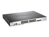 D-Link 24-Port Gigabit Switch – PoE, zentral verwaltbar