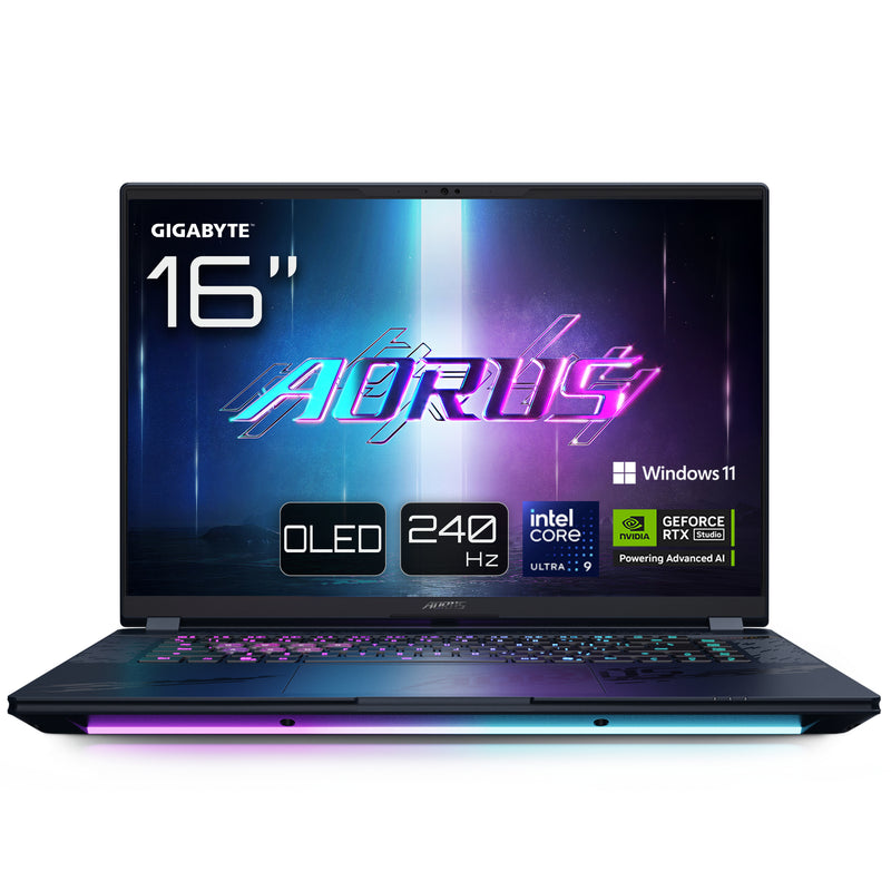 GIGABYTE AORUS Laptop – 16" Display, 32 GB RAM