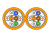 Draka Cat 7 Netzwerkkabel – 100 m, halogenfrei, orange