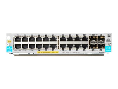 HP Enterprise Netzwerkmodul – 20 PoE+ Ports, 4 SFP+ für schnelles Internet