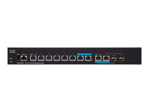 Cisco Switch – 8 Anschlüsse, PoE, Desktop