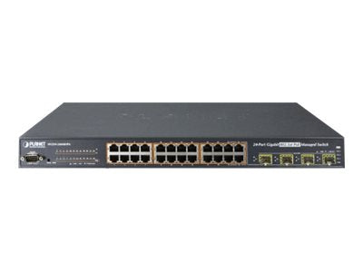 Planet Technology 24-Port Switch – Gigabit Ethernet, PoE+ Unterstützung