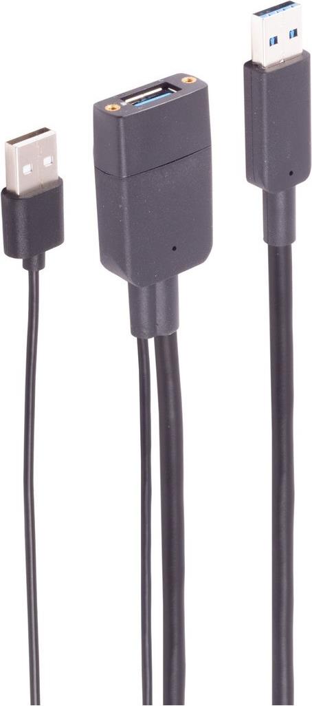S-CONN USB 3.1 Verlängerungskabel – 10 m, aktive Signalverstärkung