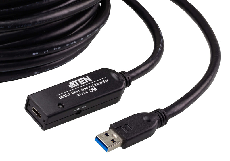 ATEN USB 3.2 Verlängerungskabel – 20 m, Typ A zu Typ C