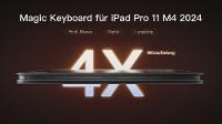 INATECK iPad-Tastatur – Kompatibel mit iPad Pro 11, Schwarz