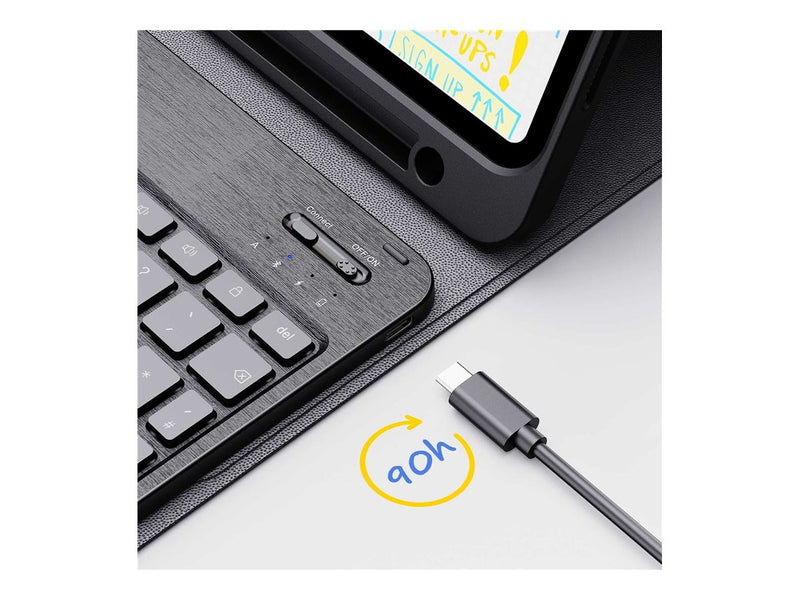 Inateck Kabellose Tastatur – Schutz & abnehmbare Hülle