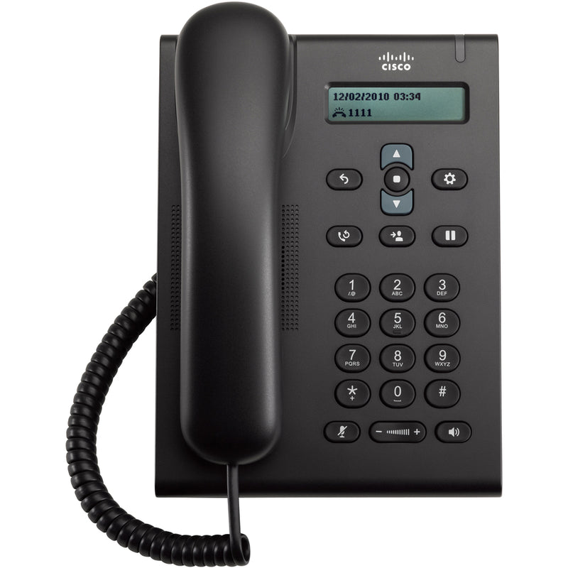 Cisco VoIP-Telefon – Zweizeiliges Display, Freisprechfunktion