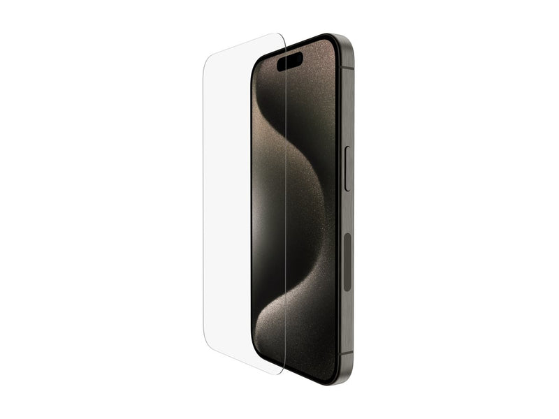 BELKIN ScreenForce Bildschirmschutz – Schlag- und Kratzfest für iPhone 15 Pro