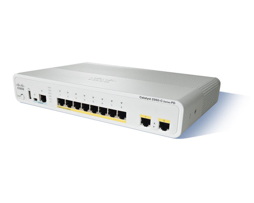 Cisco Catalyst 2960-C Switch – 8 Anschlüsse, kompakt und vielseitig