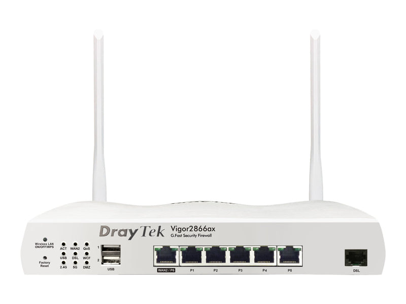 Draytek Vigor 2866ax Router – DSL-Modem, Wi-Fi 6
