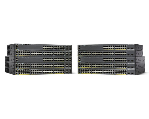 Cisco Switch – 24 Anschlüsse, stapelbar, für Unternehmensnetzwerke