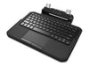 Zebra 2-in-1 Tastatur – Touchpad, hinterleuchtet, robust