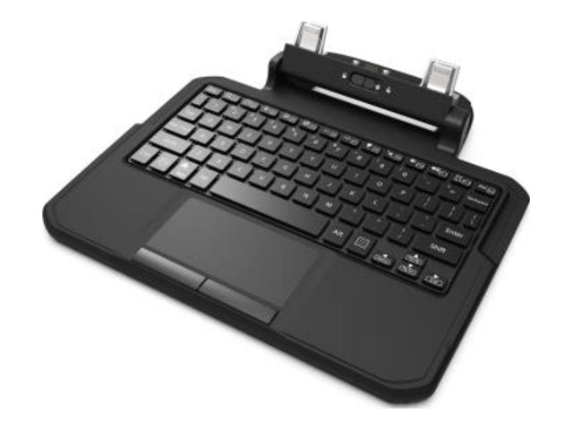 Zebra 2-in-1 Tastatur – Touchpad, hinterleuchtet, robust