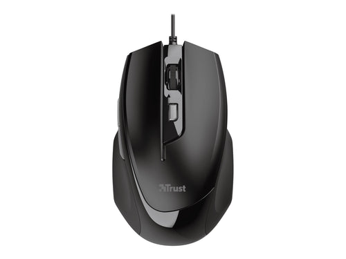 TRUST Voca Comfort Maus – Ergonomisch, 6 Tasten, USB