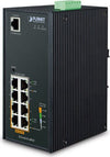 PLANET TECHNOLOGY Netzwerk-Switch – 4 PoE-Ports, DIN-Schiene