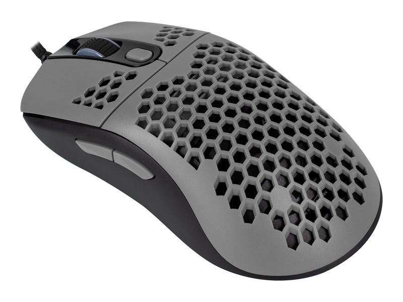 Arozzi Gaming-Maus – Leicht, 7 Tasten, USB-Anschluss