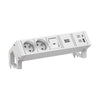 Bachmann DESK 2 Steckdosenleiste – USB-Ladegerät, Schalter