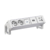 Bachmann Steckdosenleiste – USB-Anschlüsse, modernes Design