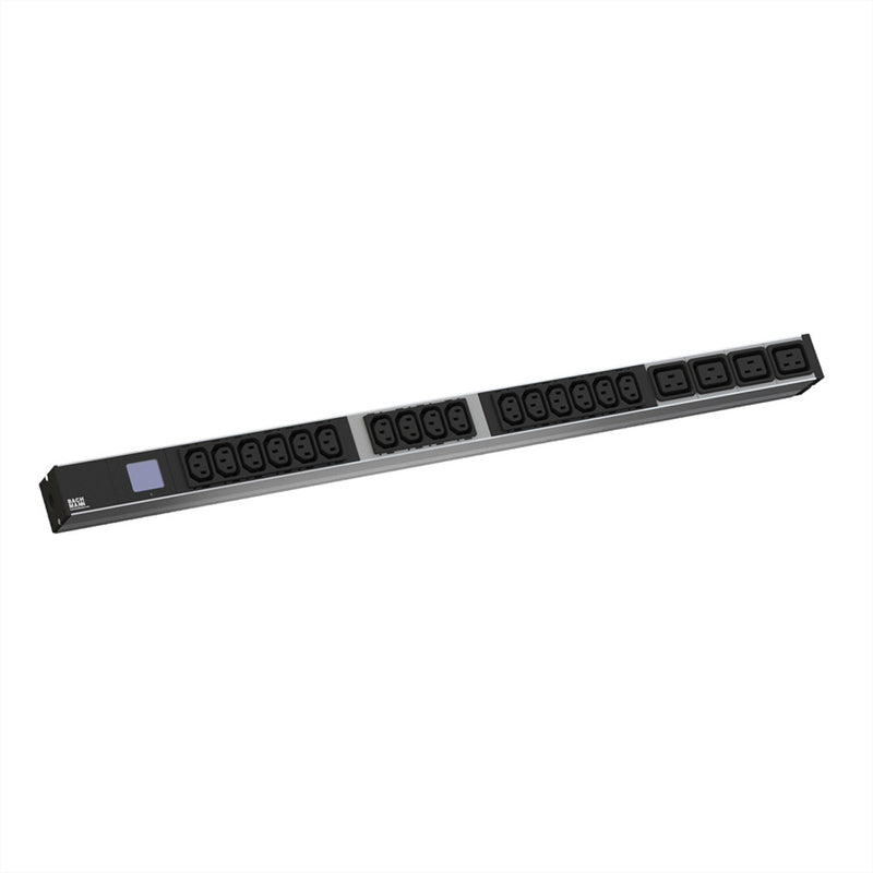 Bachmann Stromverteiler – 19" Rack, 6x C13, 2x C19, 3m Kabel