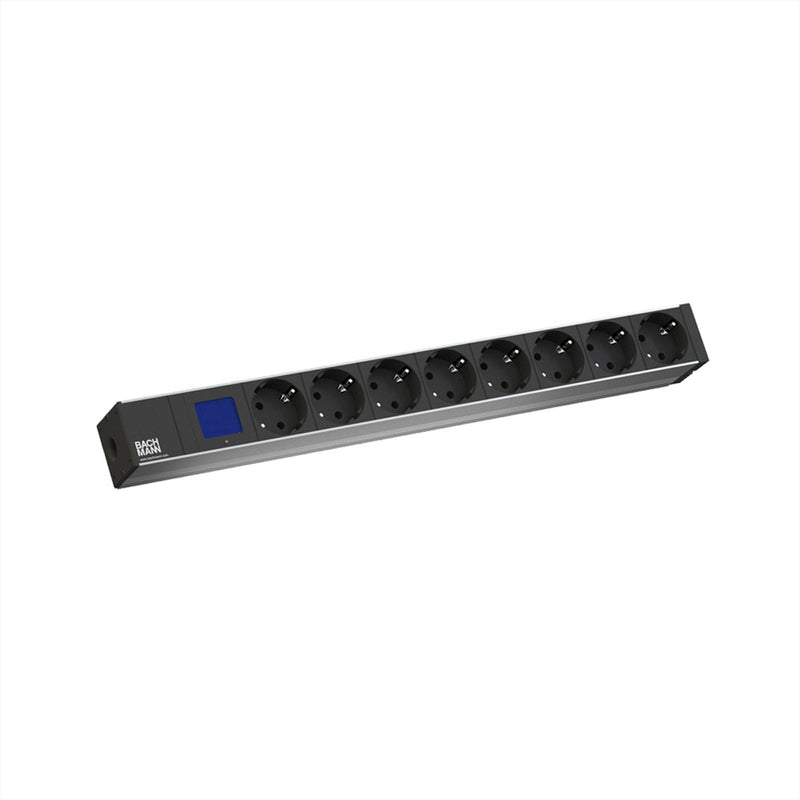 Bachmann Steckdosenleiste – 8 Anschlüsse, für 19" Rack