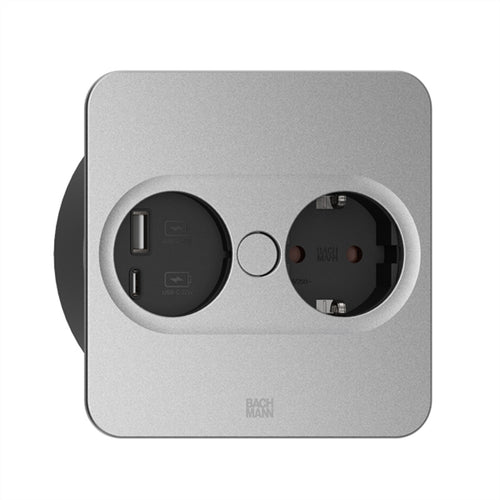 Bachmann Tischanschluss – USB A & C, für Büro und Konferenzräume