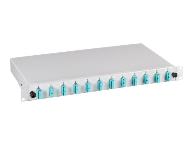 EFB Elektronik Glasfaserkabelkiste – Rack-montierbar, 12 Ports