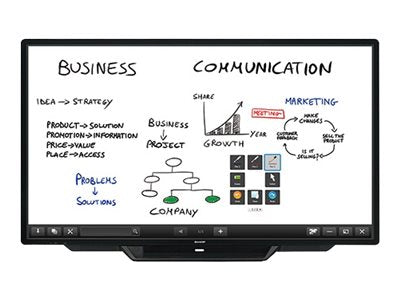 Sharp 80" Touchscreen-Monitor – Interaktives Display für Meetings