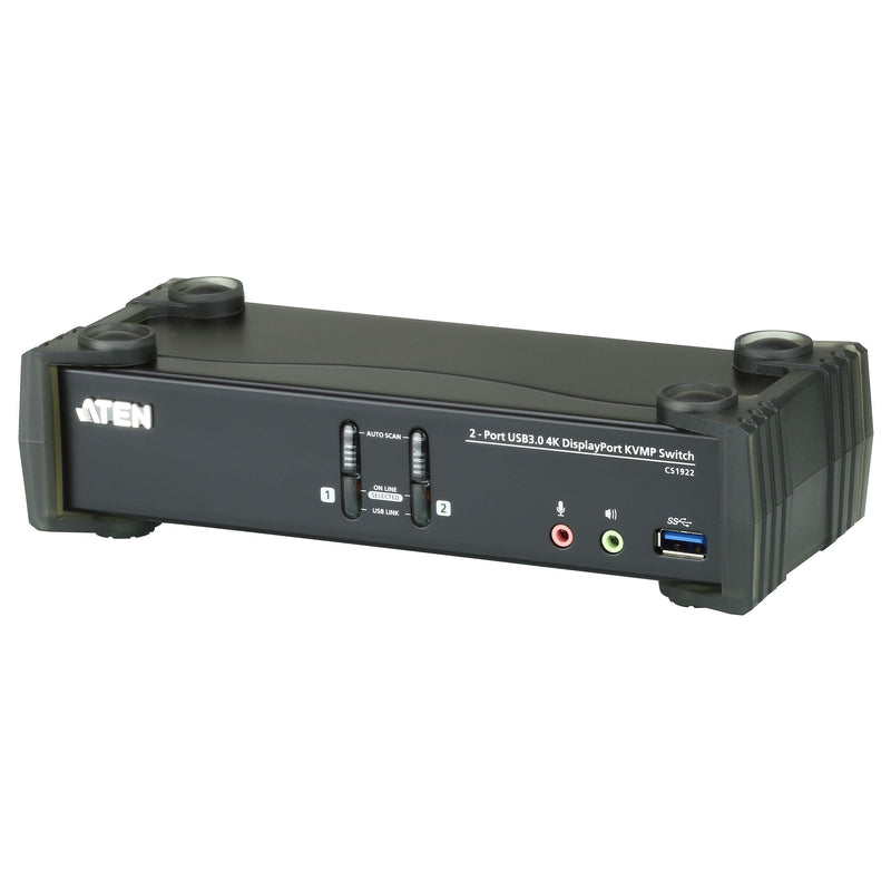 ATEN KVMP Switch – 4K-Display, USB 3.1 Hub