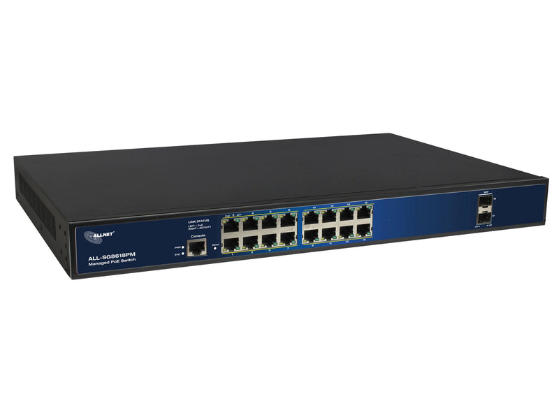 ALLNET Netzwerk-Switch – 18 Ports, einfache Verwaltung