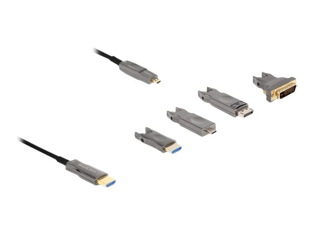 Delock HDMI-Kabel – 8K, 20 m Länge, Hybrid-Technologie