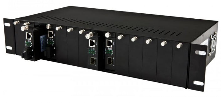 ALLNET Medien Konverter – 14-Slot Chassis für Netzwerk-Optimierung
