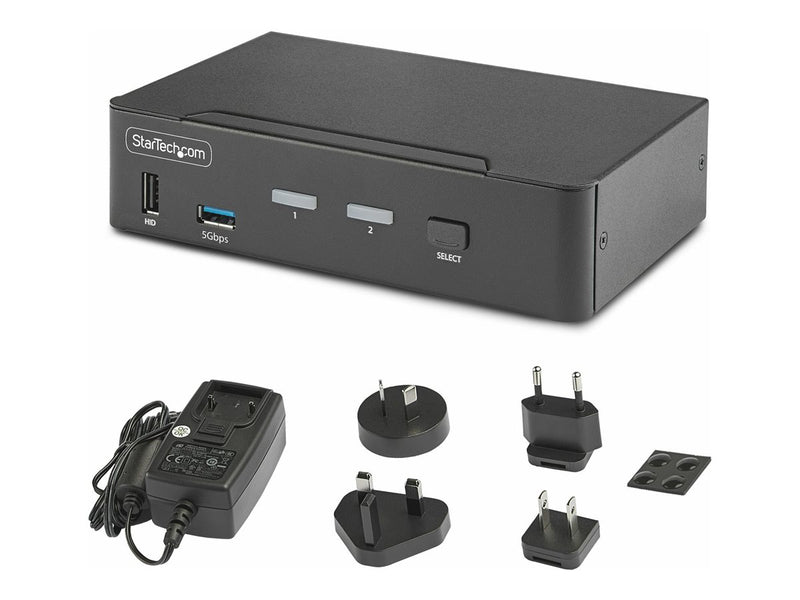 StarTech KVM-Switch – 2-Port, 8K Display-Unterstützung