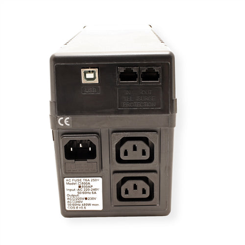 VALUE Line-Interactive USV – 800 VA, USB-Anschluss